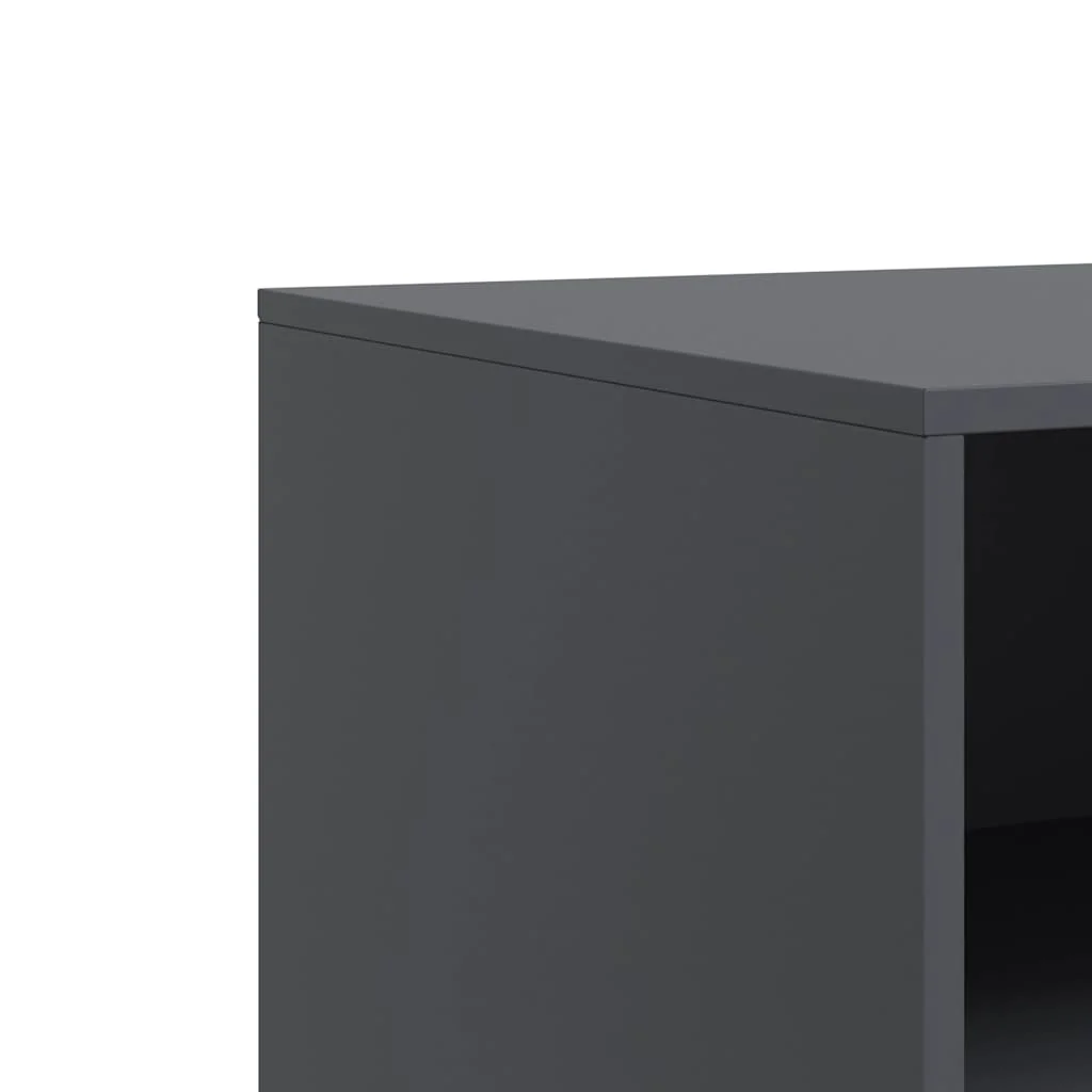 TV skrinky 2 ks antracitové 67x39x44 cm oceľ