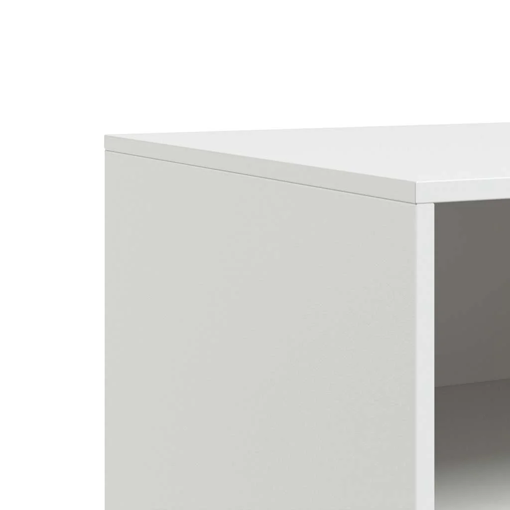 TV skrinka biela 67x39x44 cm oceľ