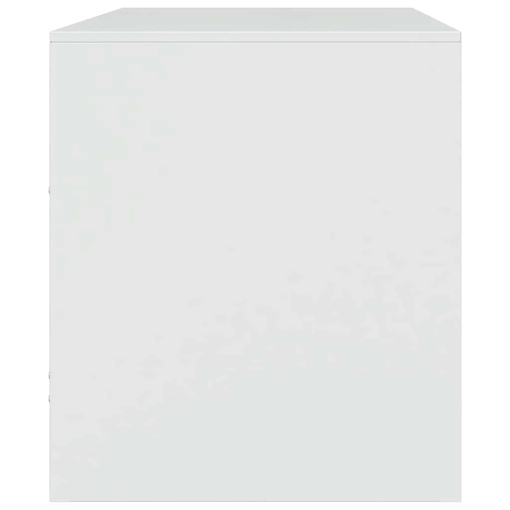 TV skrinky 2 ks biele 67x39x44 cm oceľ