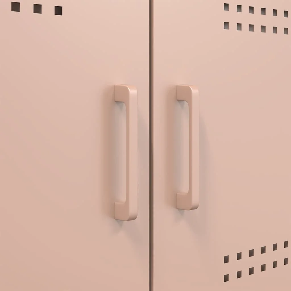 TV skrinky 2 ks ružové 68x39x50,5 cm oceľ