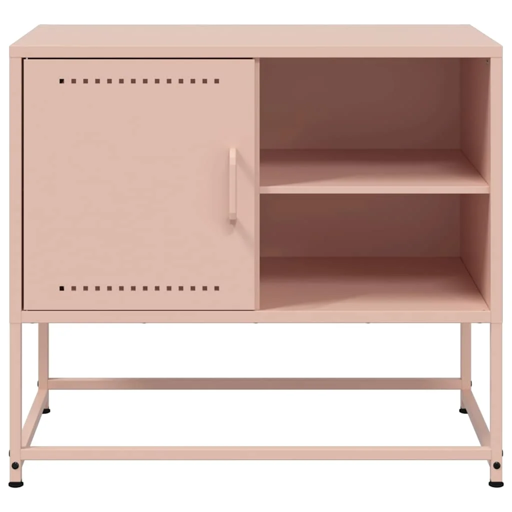 TV skrinka ružová 68x39x60,5 cm oceľ