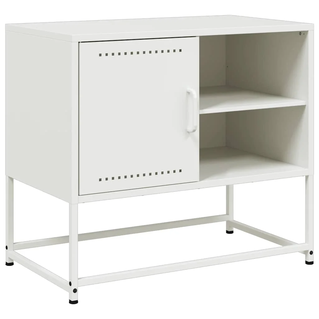 TV skrinka biela 68x39x60,5 cm oceľ