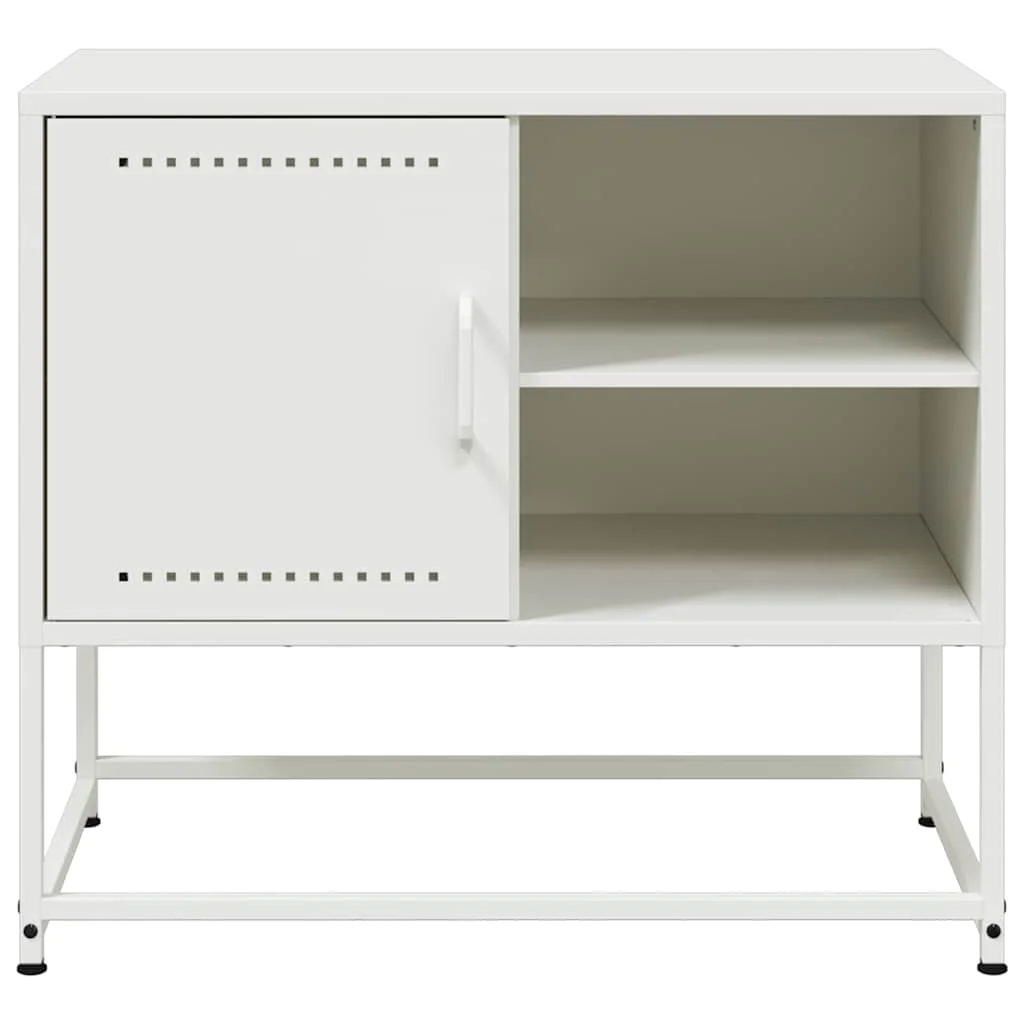 TV skrinka biela 68x39x60,5 cm oceľ
