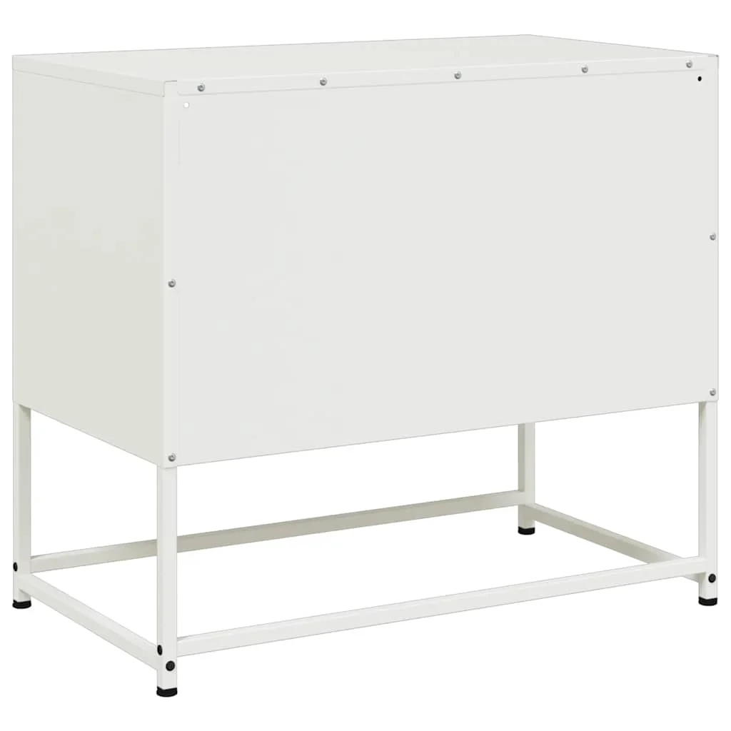 TV skrinka biela 68x39x60,5 cm oceľ