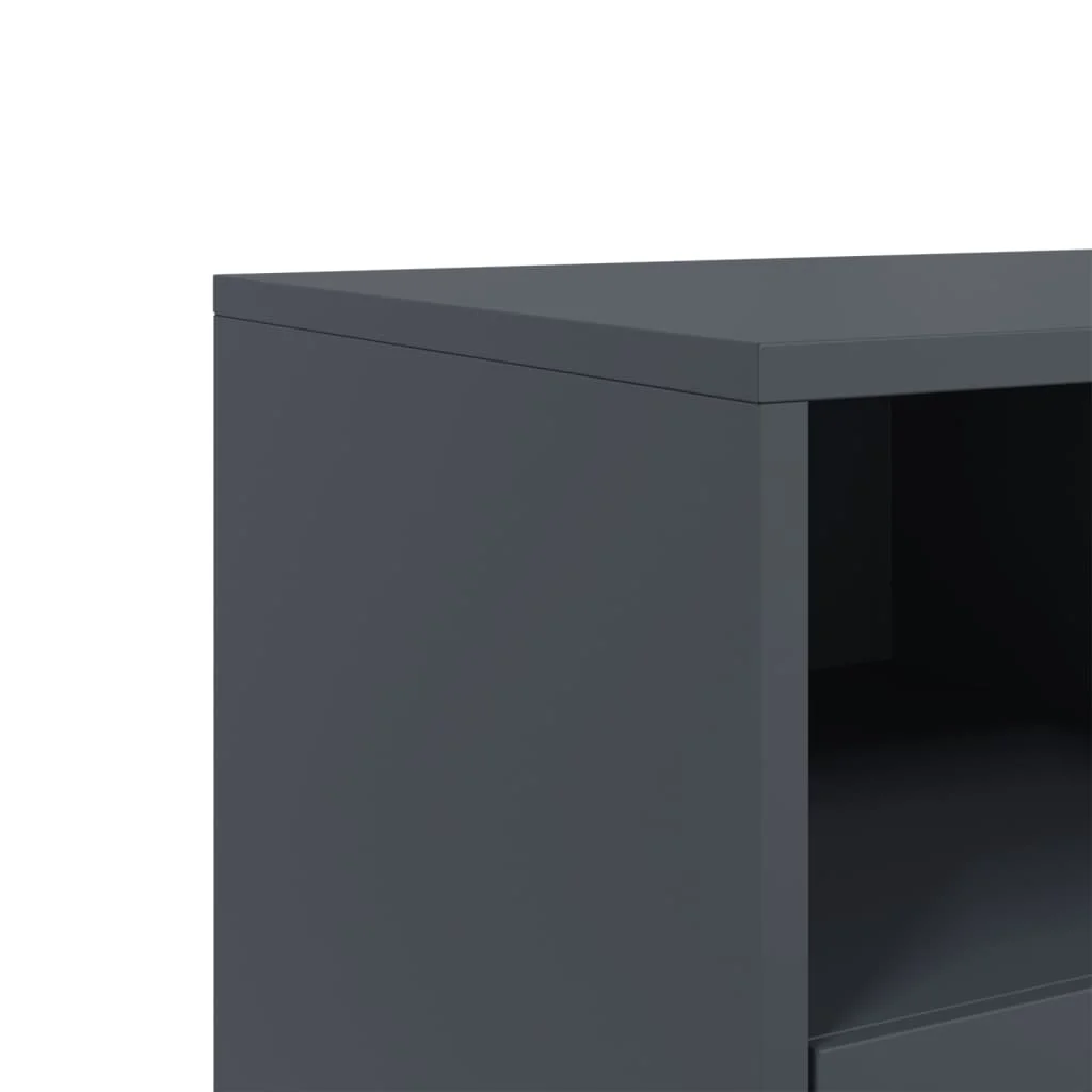 TV skrinka antracitová 68x39x60,5 cm oceľ