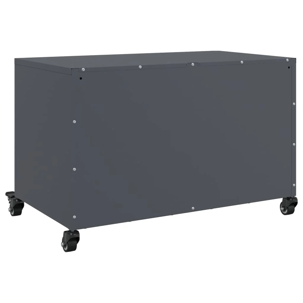 TV skrinka antracitová 68x39x43,5 cm oceľ valcovaná za studena