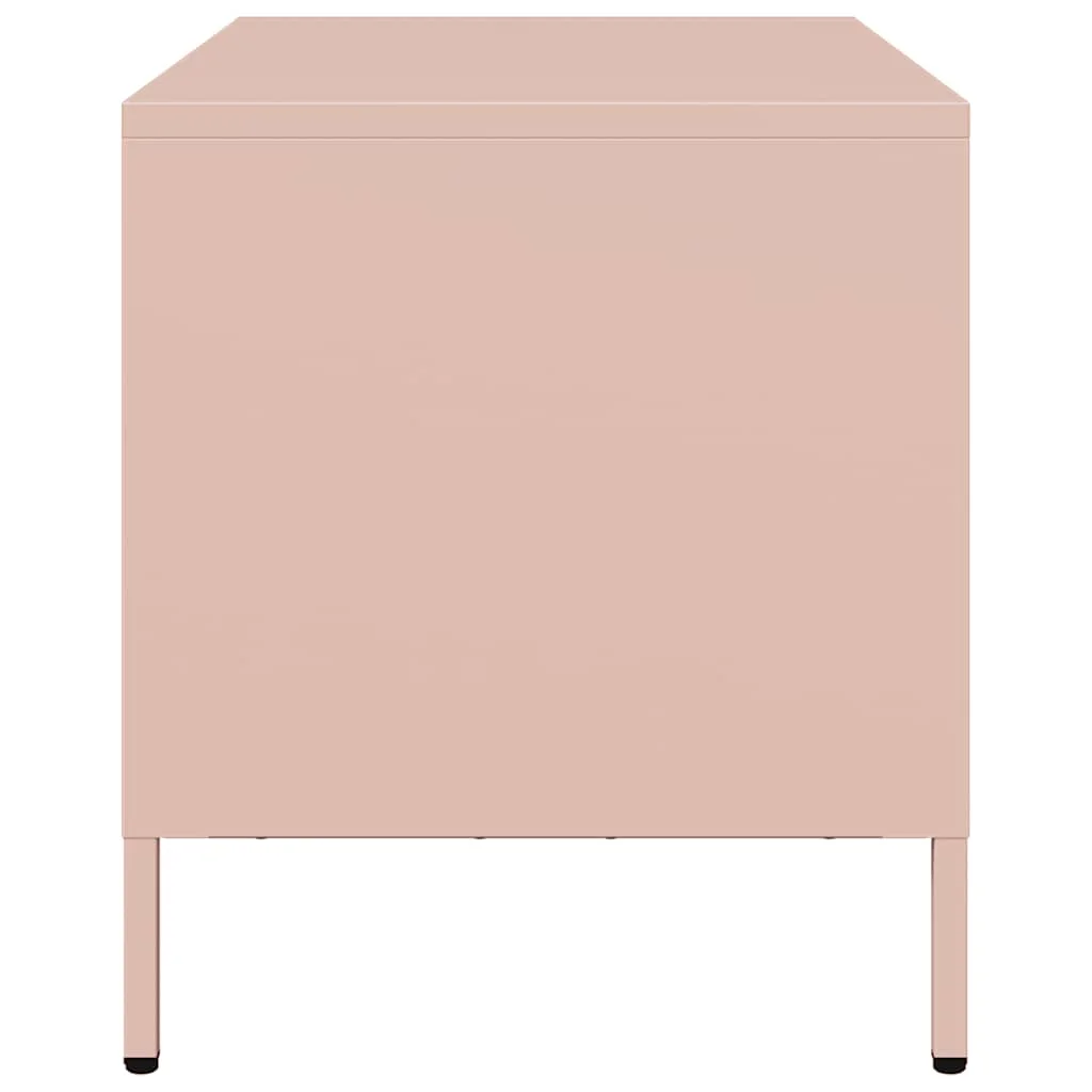 TV skrinka ružová 68x39x43,5 cm oceľ valcovaná za studena