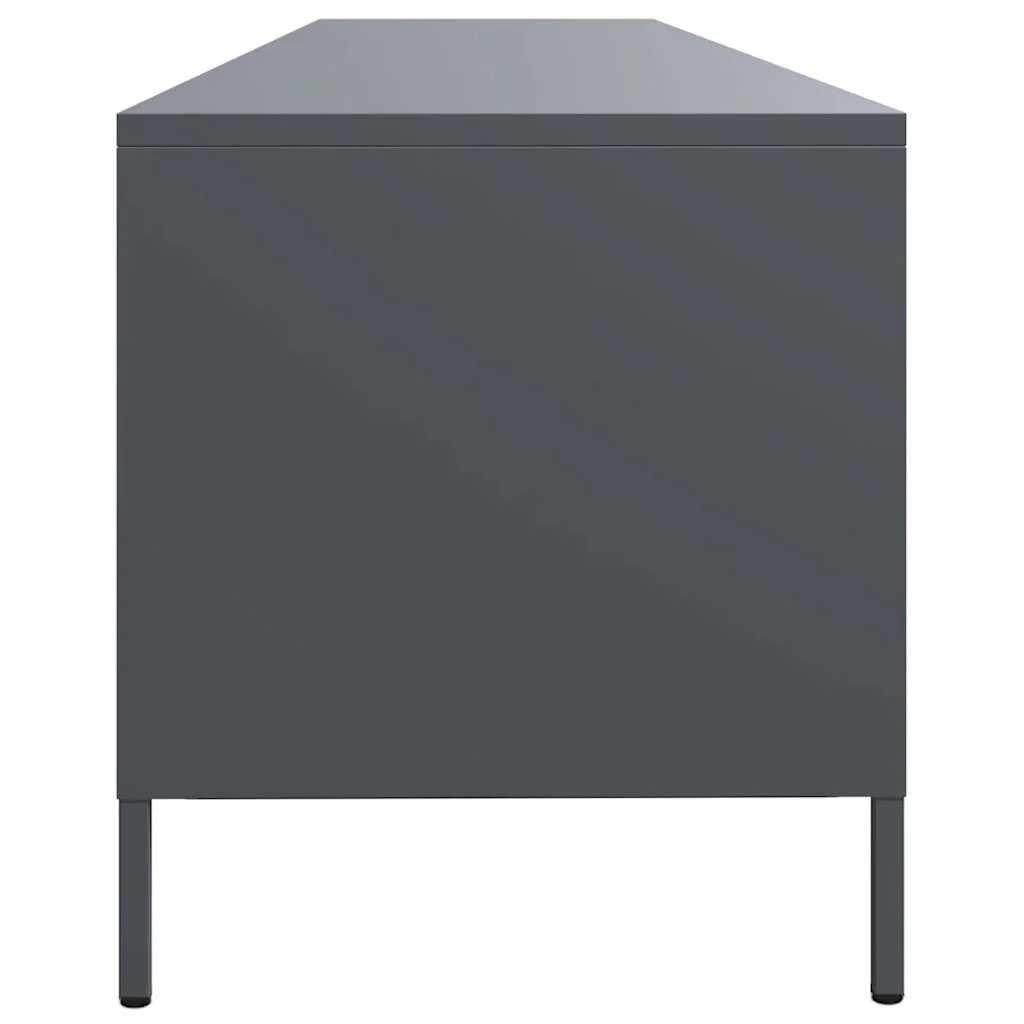 TV skrinka antracit 202x39x43,5 cm oceľ valcovaná za studena