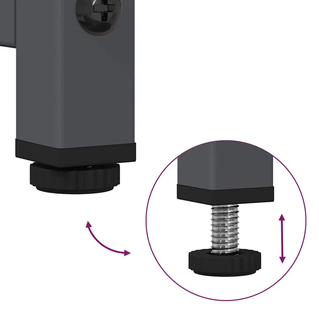 TV skrinka antracitová 68x39x60,5 cm oceľ