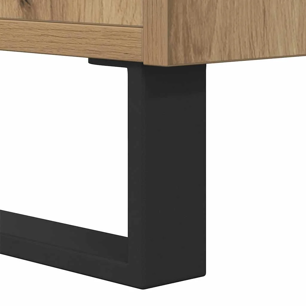 TV skrinka dub artisan 100x35x55 cm spracované drevo