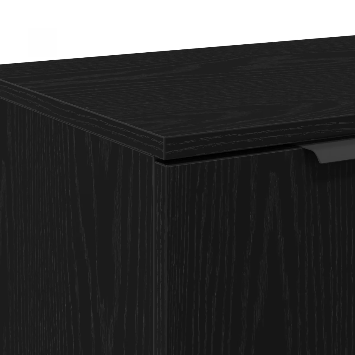 TV stolík čierny dub 102x35x36,5 cm z inžinierskeho dreva