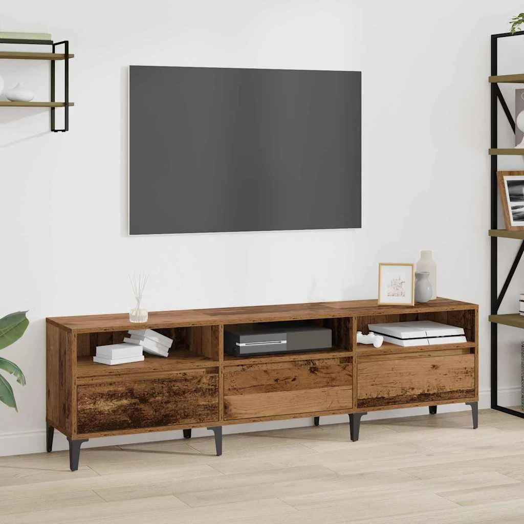 TV skrinka so zásuvkou Staré drevo 150 x 30 x 45 cm