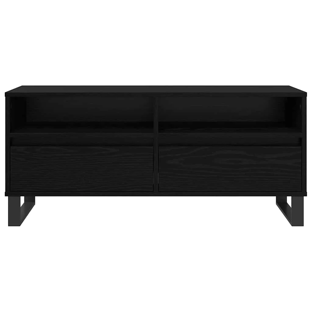 TV skrinka so zásuvkou Čierny dub 100 x 34,5 x 44,5 cm