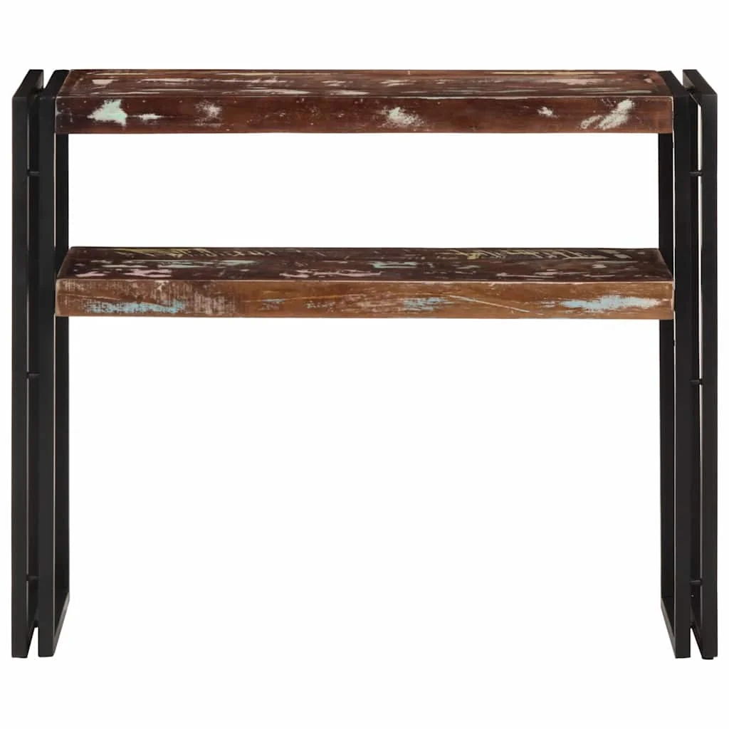 Konzolový stolík 90x30x75 cm, recyklovaný masív