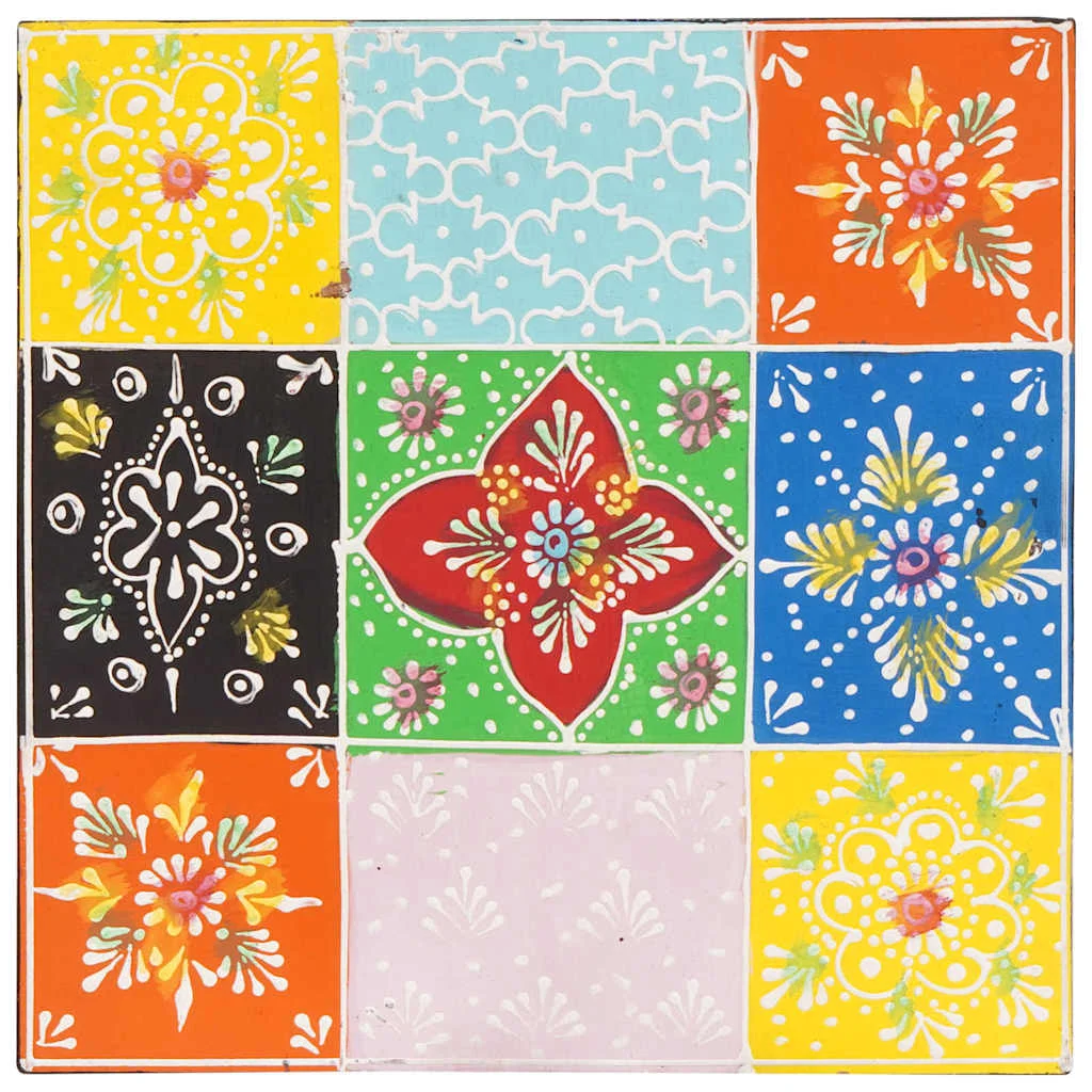 Hniezdiaci stôl Hnedá 50 x 50 x 50 cm Mangový masív