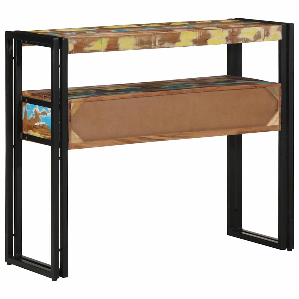 Konzolový stôl 90 x 33 x 75 cm Masívne obnovené drevo
