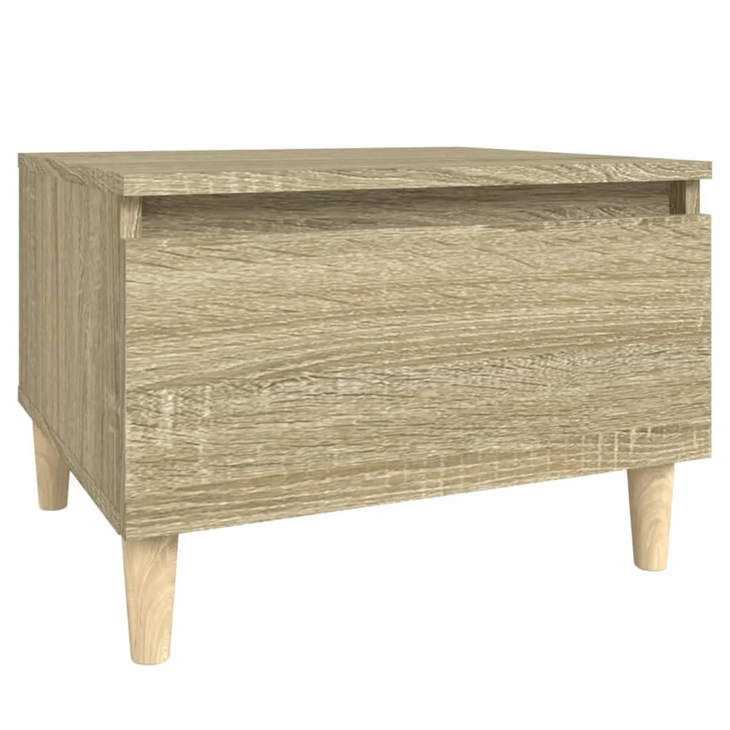 Bočný stolík dub sonoma 50x46x35 cm spracované drevo
