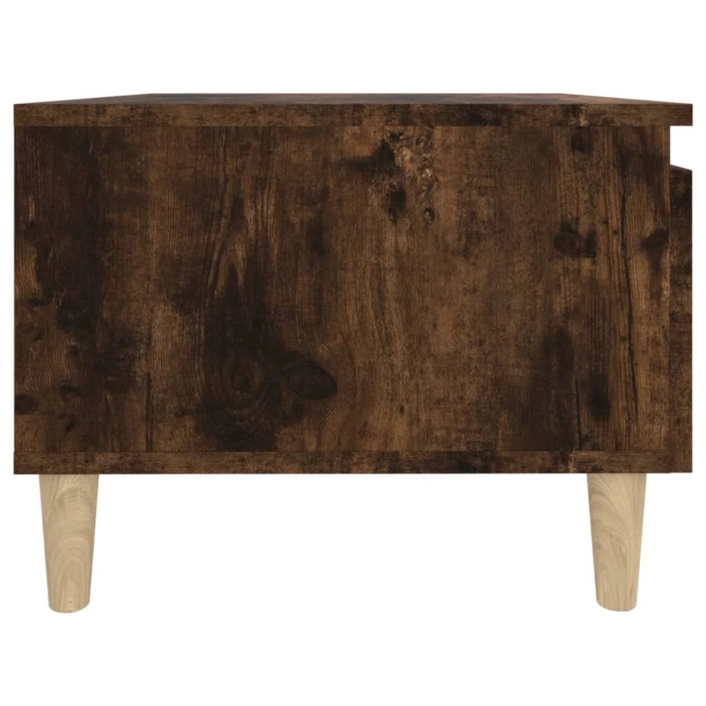 Bočný stolík dymový dub 50x46x35 cm spracované drevo