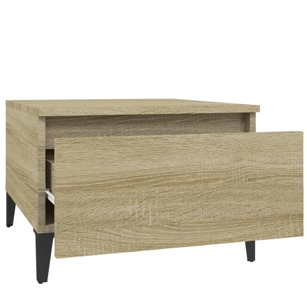 Bočné stolíky 2 ks dub sonoma 50x46x35 spracované drevo