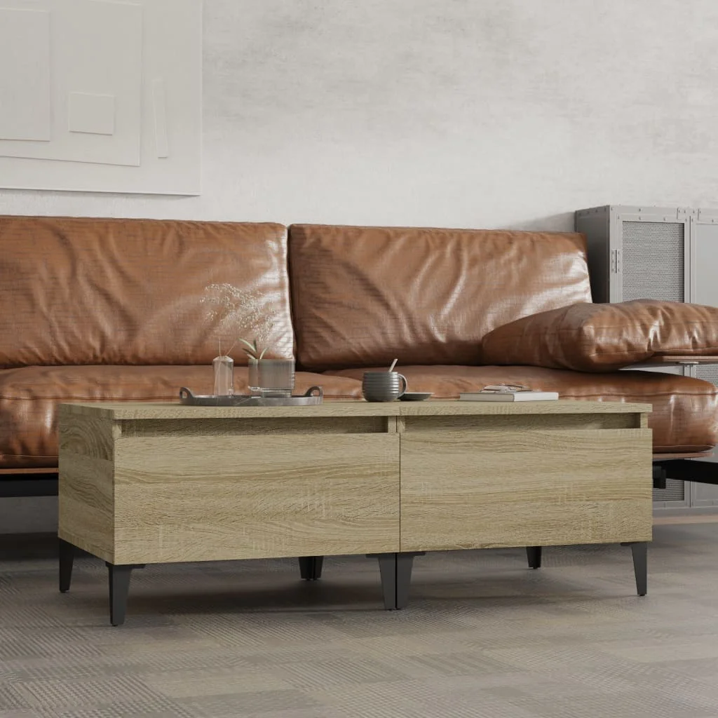 Bočné stolíky 2 ks dub sonoma 50x46x35 spracované drevo