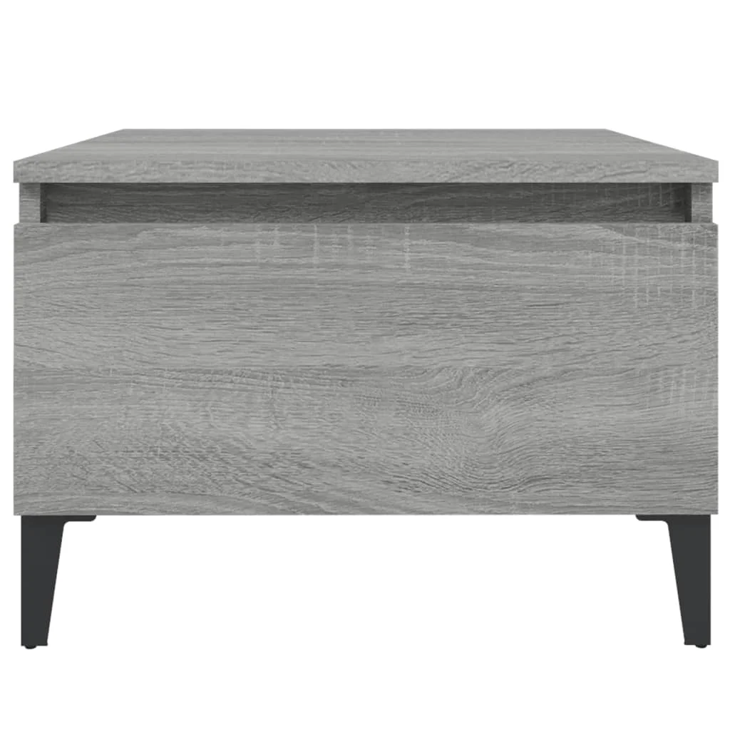 Bočné stolíky 2 ks sivé sonoma 50x46x35 spracované drevo