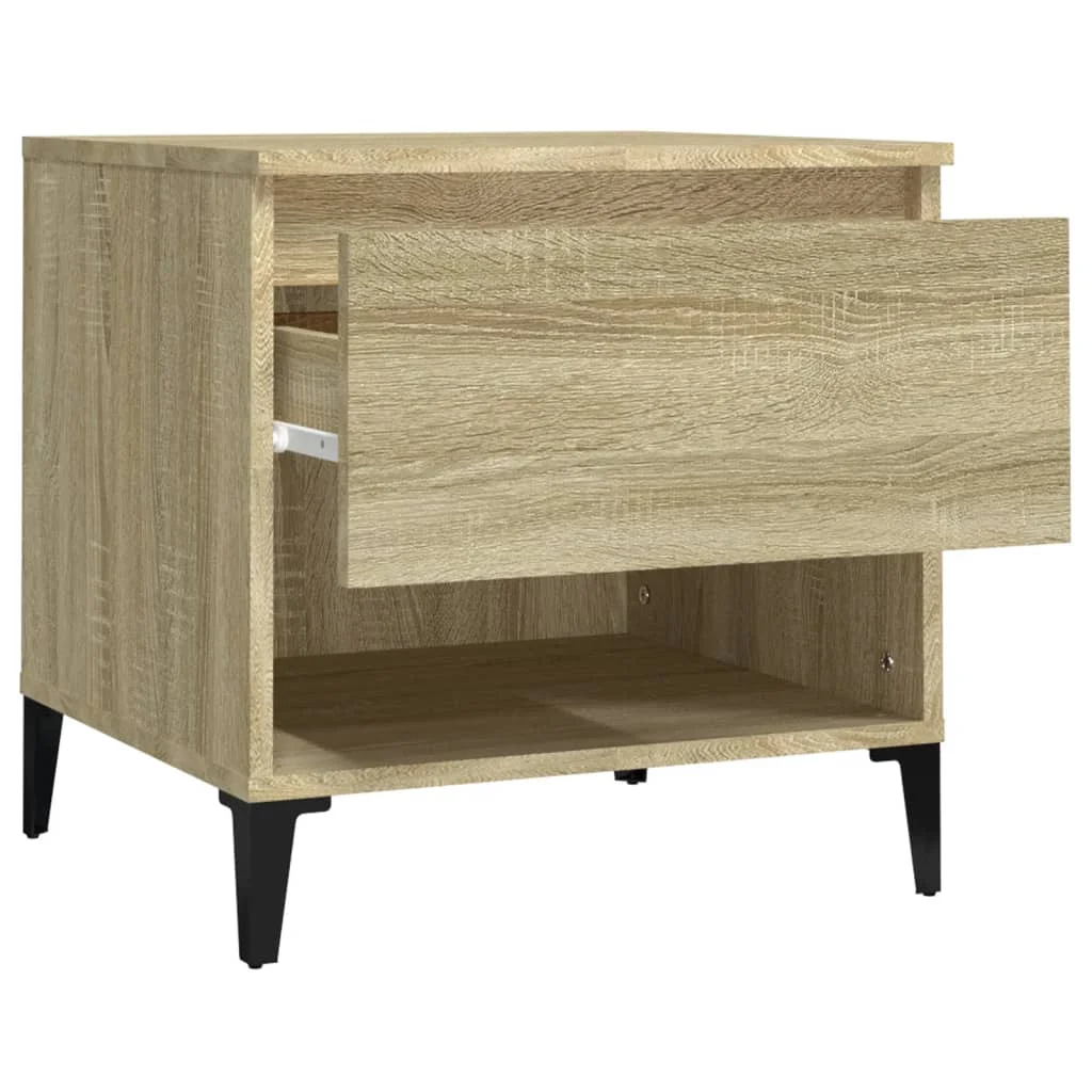 Bočné stolíky 2 ks dub sonoma 50x46x50 spracované drevo