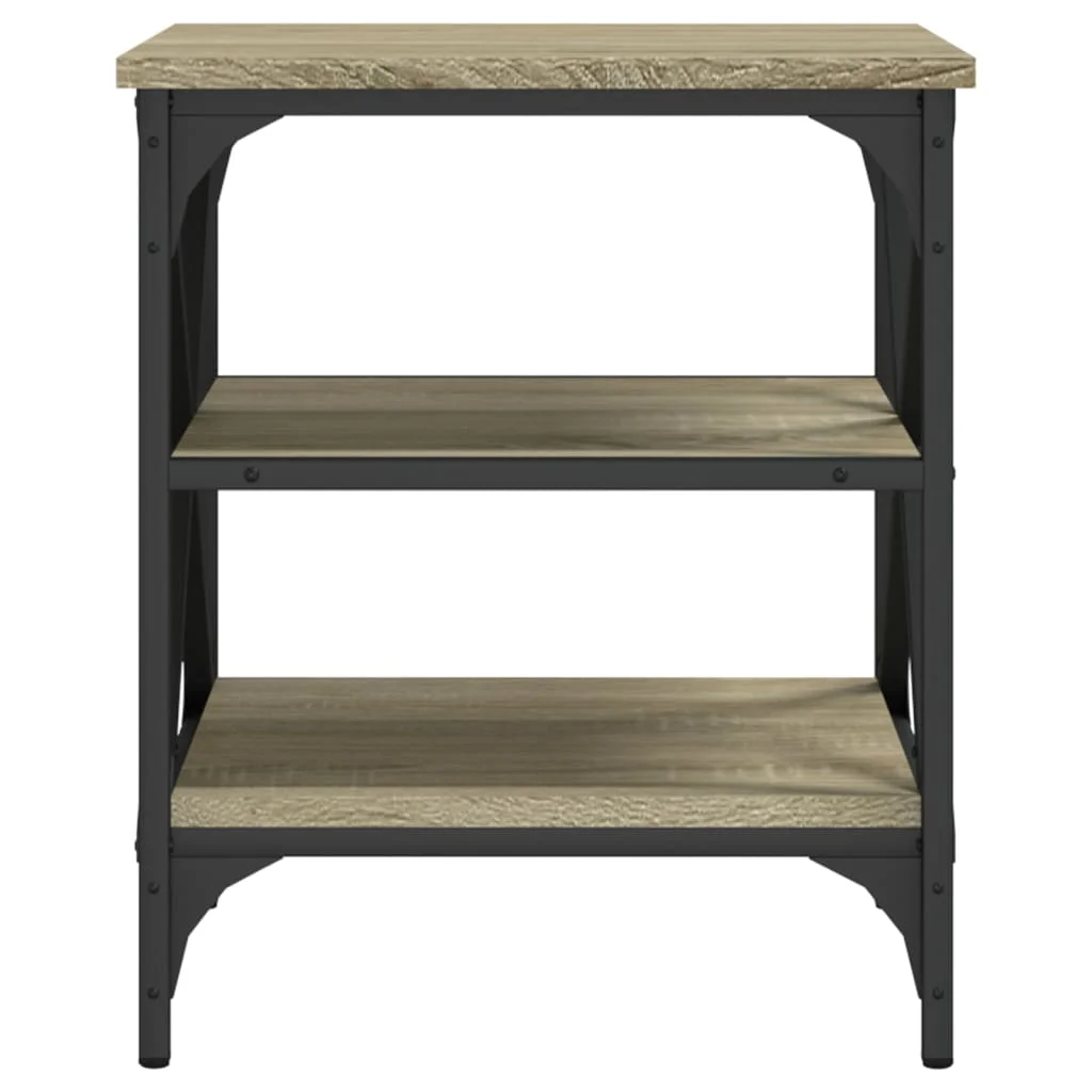Bočné stolíky 2 ks dub sonoma 40x42x50 spracované drevo
