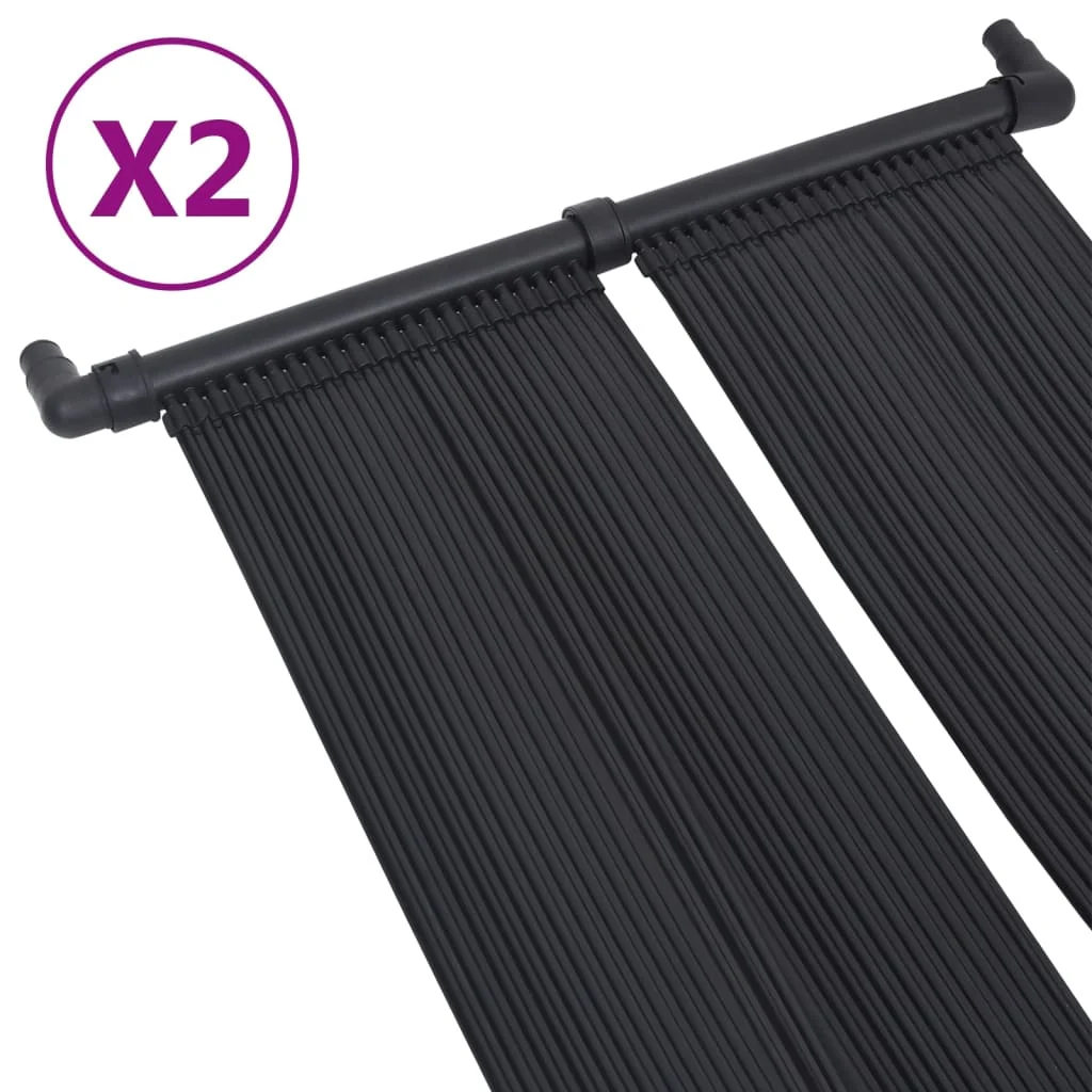 Solárny panel na ohrev vody v bazéne 2 ks 80x310 cm
