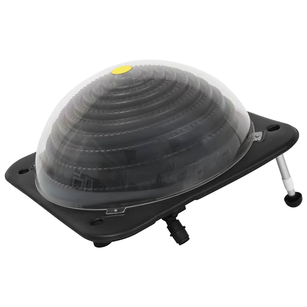 Solárny ohrievač vody v bazéne 75x75x36 cm HDPE a hliník