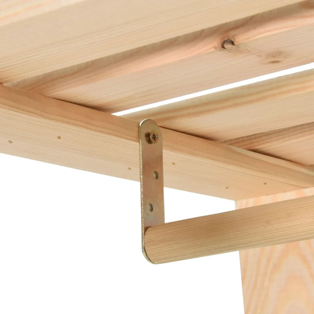 Vešiak na oblečenie z borovicového dreva 110x38x170 cm