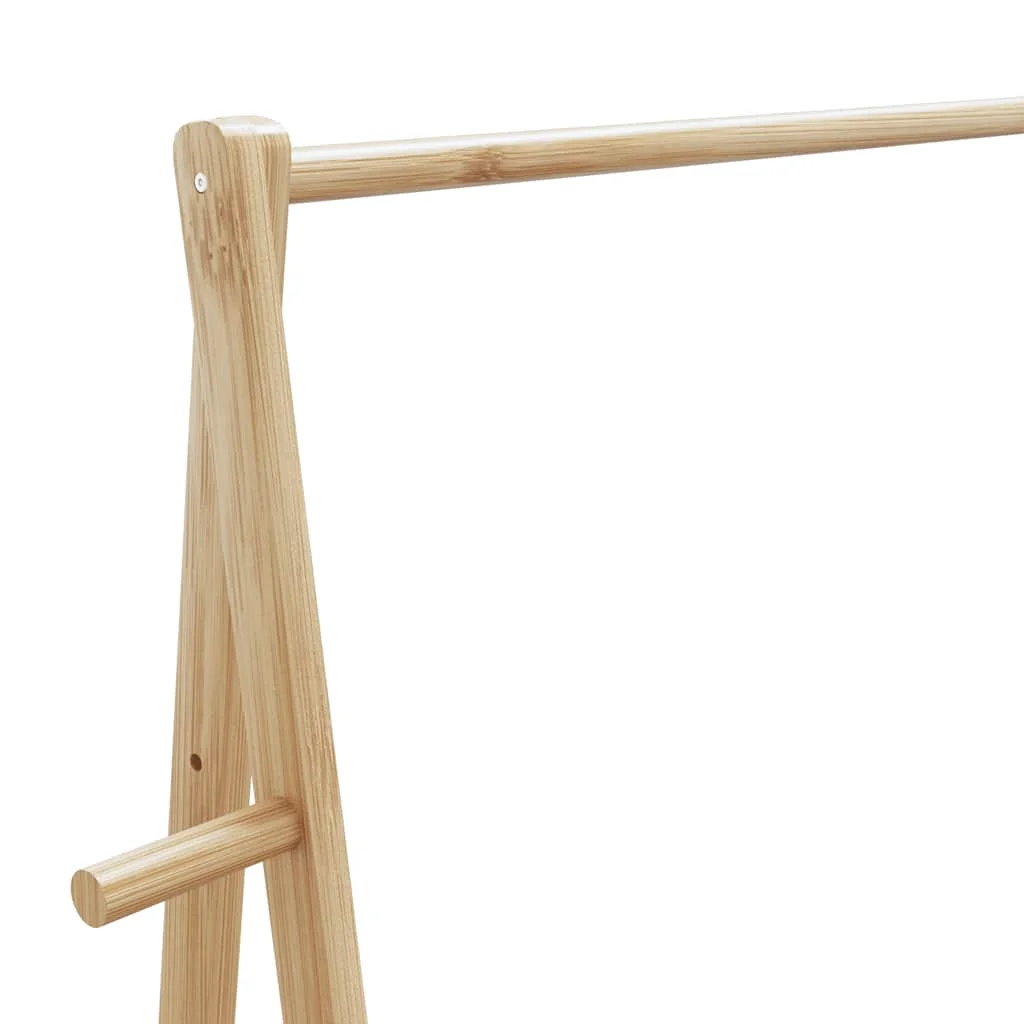 Vešiak na oblečenie s policami 132x45,5x150,5 cm bambus