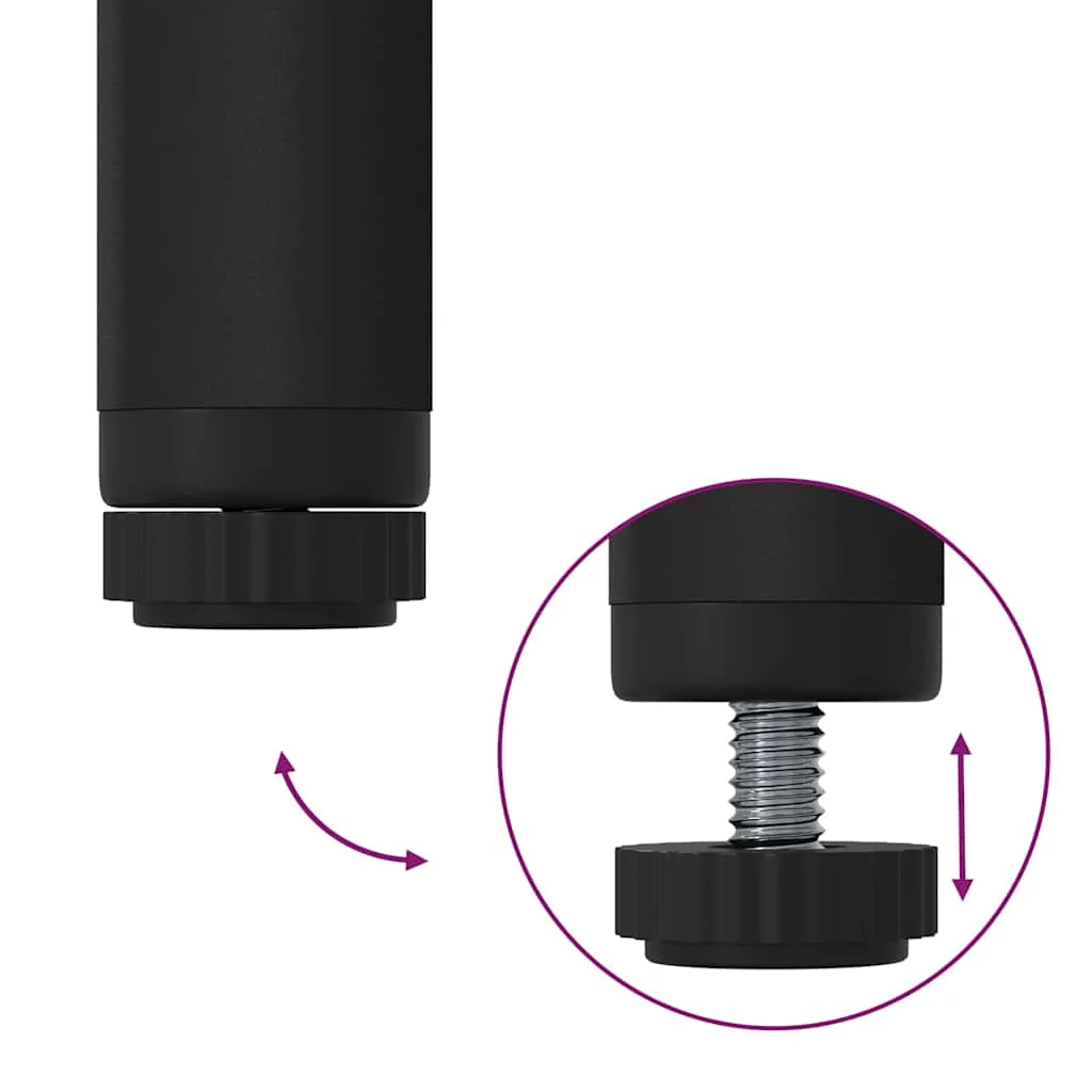 Vešiak na oblečenie s úložiskom Čierna 100 x 56 x 154 cm Oceľ