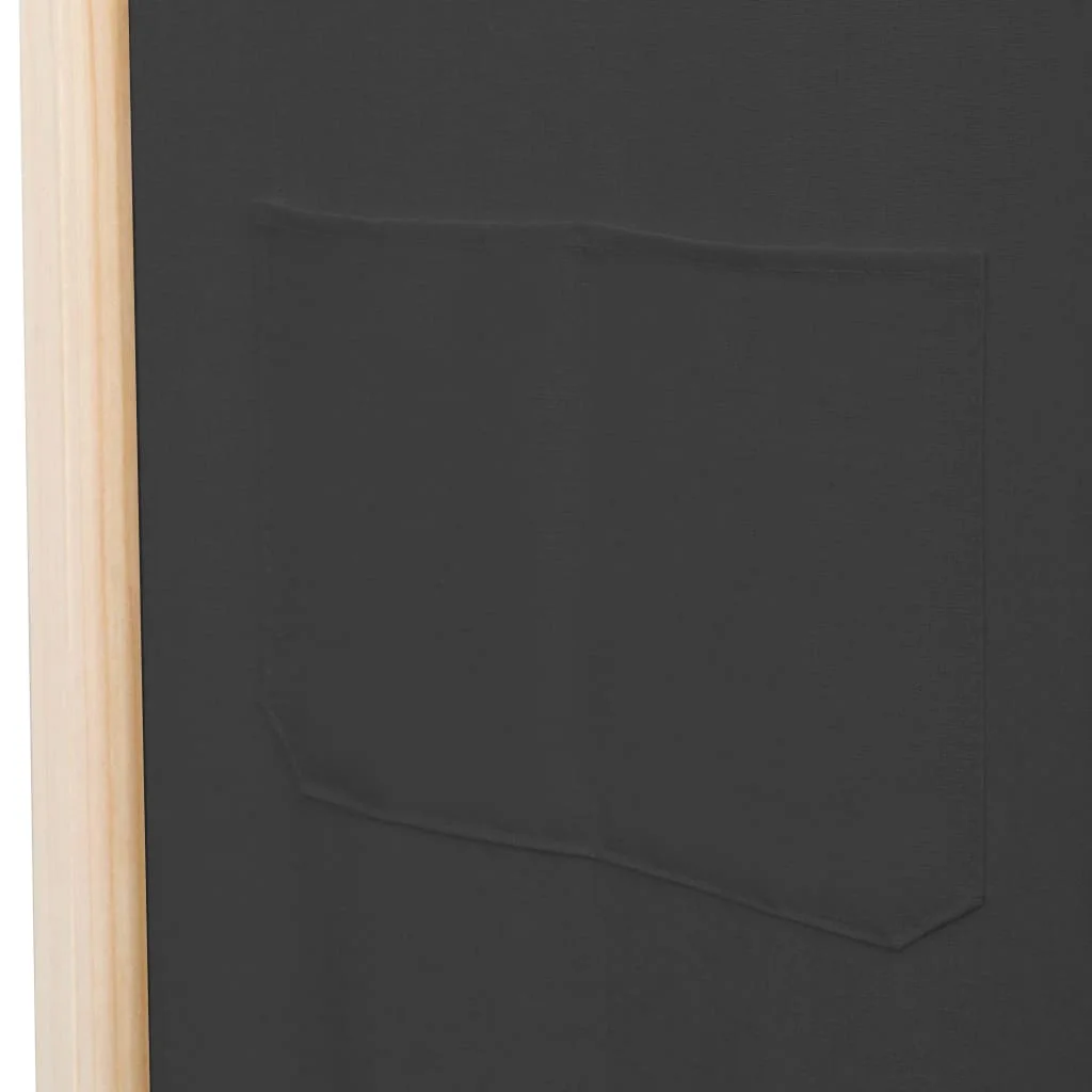 3-panelový paraván sivý 120x170x4 cm látkový