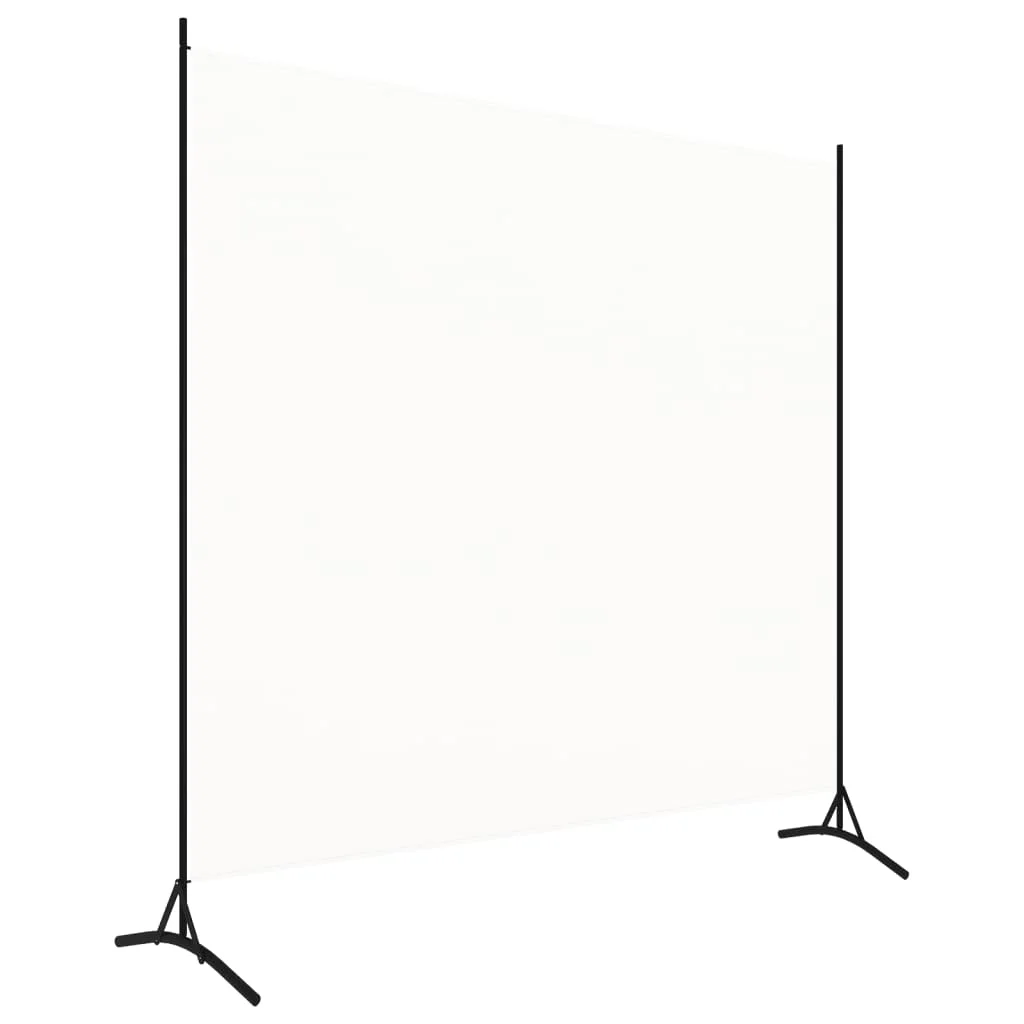 1-panelový paraván biely 175x180 cm látka