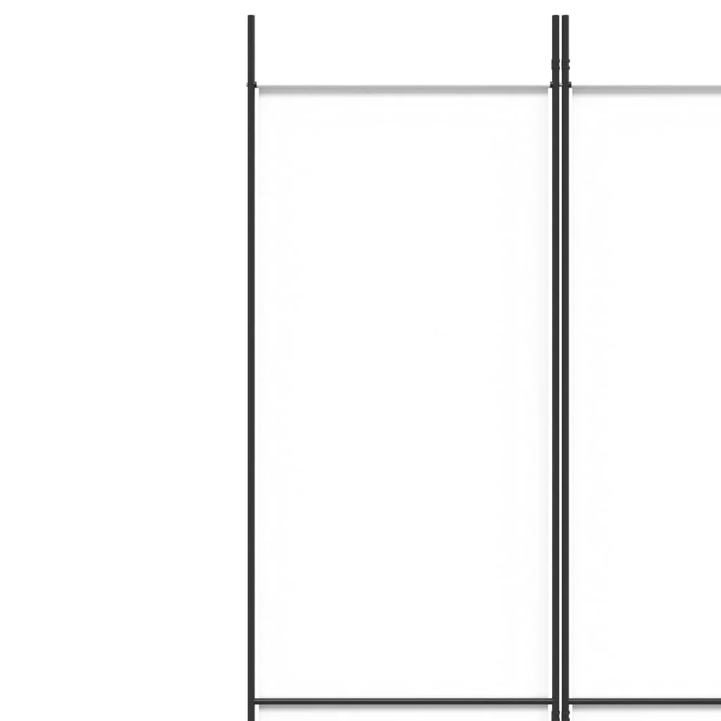 3-panelový paraván biely 150x220 cm látkový