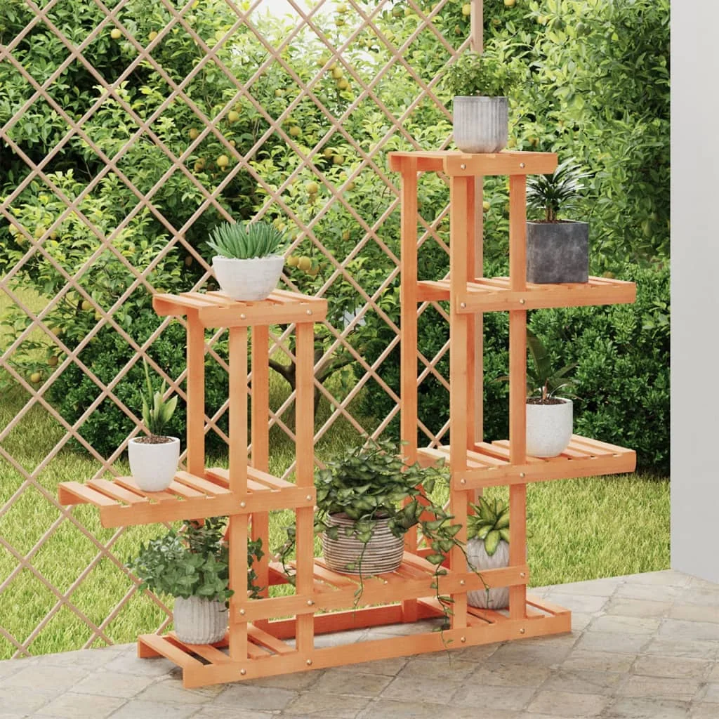 Stojan na kvetiny 95x25x96 cm masívna jedľa