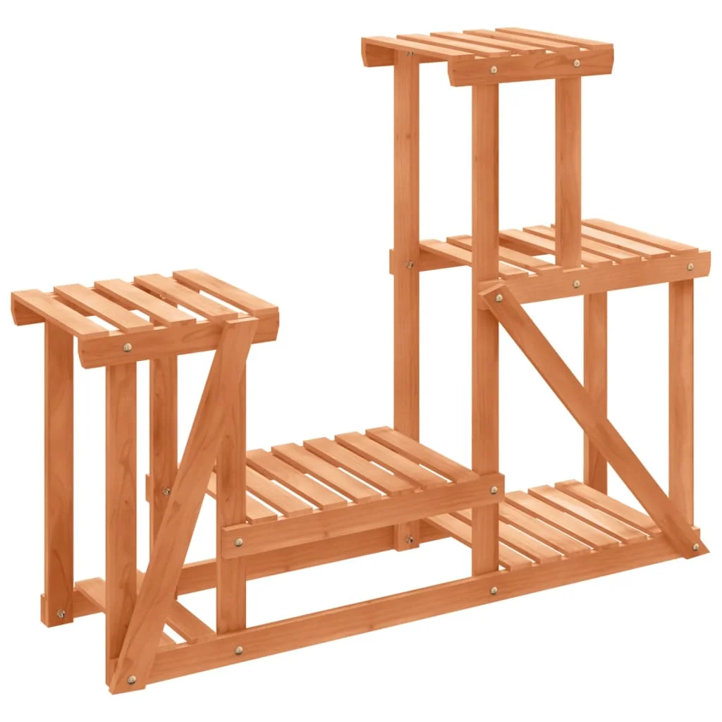 Stojan na kvetiny 90x25x73,5 cm masívna jedľa