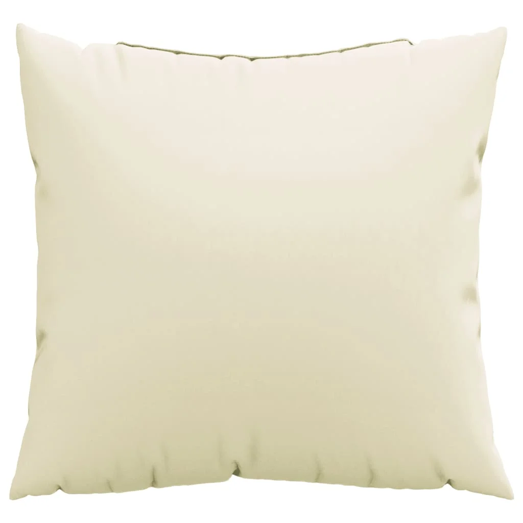 Dekoratívne vankúše 4 ks krémové 50x50 cm látka