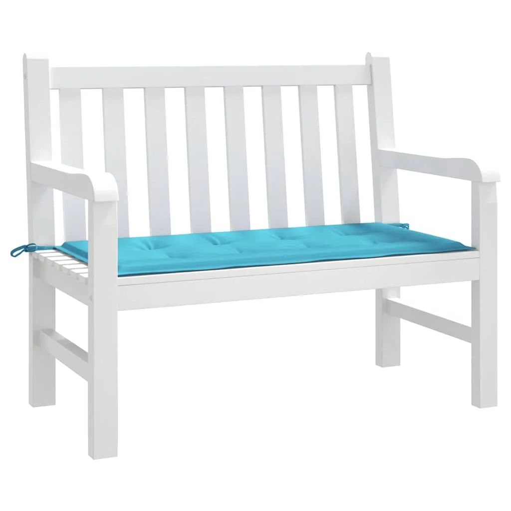 Podložka na lavičku Tyrkysová 120 x 50 x 3 cm Oxfordská látka