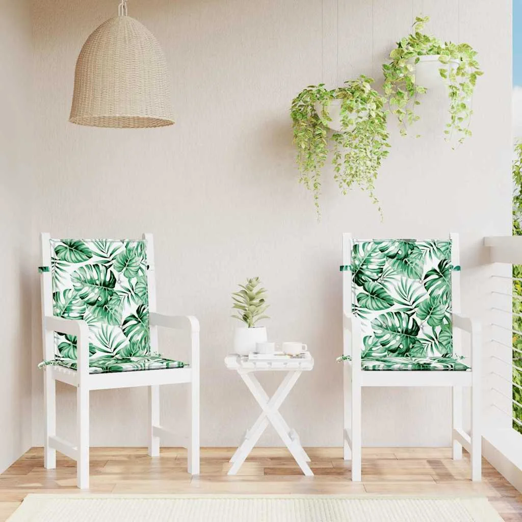 Operné vankúše List 2 pcs Vzor listov 100 x 50 x 3 cm
