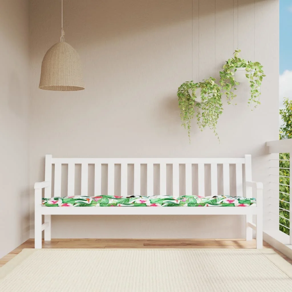 Podložka na záhradnú lavičku farebná 200x50x7 cm látka