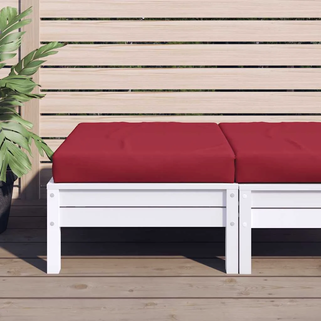 Podložka na pal.nábytok vínovočervená 60x60x9,5cm oxfordská látka