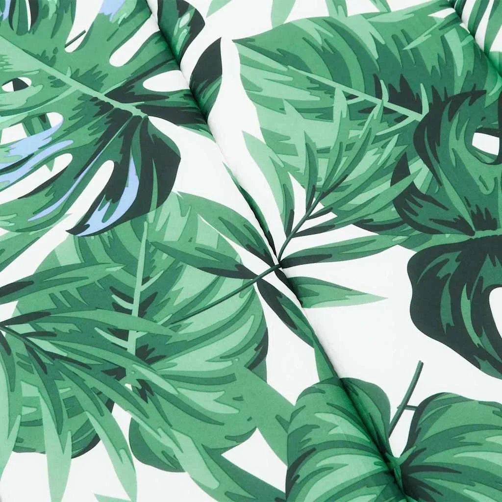 Podložka na ležadlo vzor listov 180x60x4 cm oxfordská látka