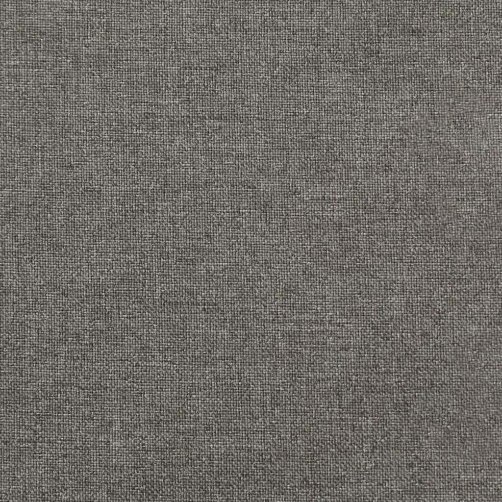 Vankúše na stoličky 4 ks tmavosivá melanž 120x50x4 cm látka