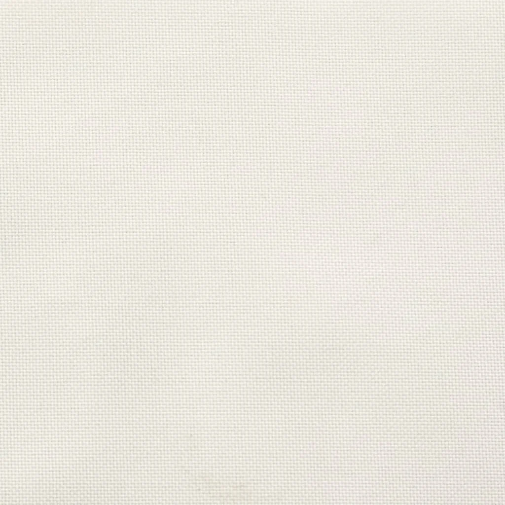 Vankúše na stoličky 6 ks krémová melanž 120x50x4 cm látka