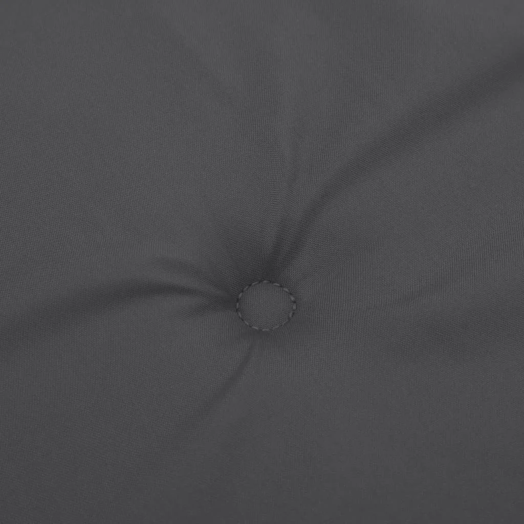 Vankúše na stoličky 4 ks antracitová melanž 100x50x4 cm látka