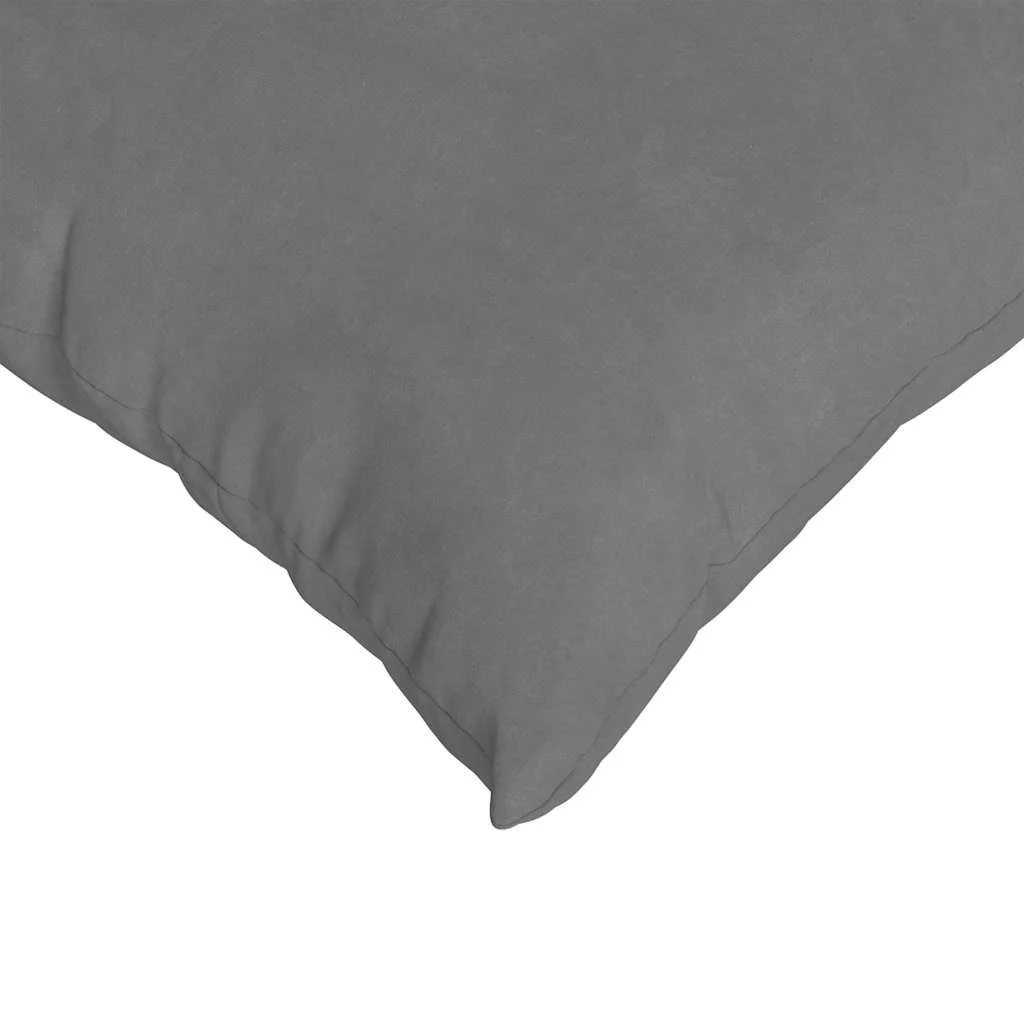 Vankúše na pohovku 2 pcs Tmavo šedá 50 x 30 cm látka