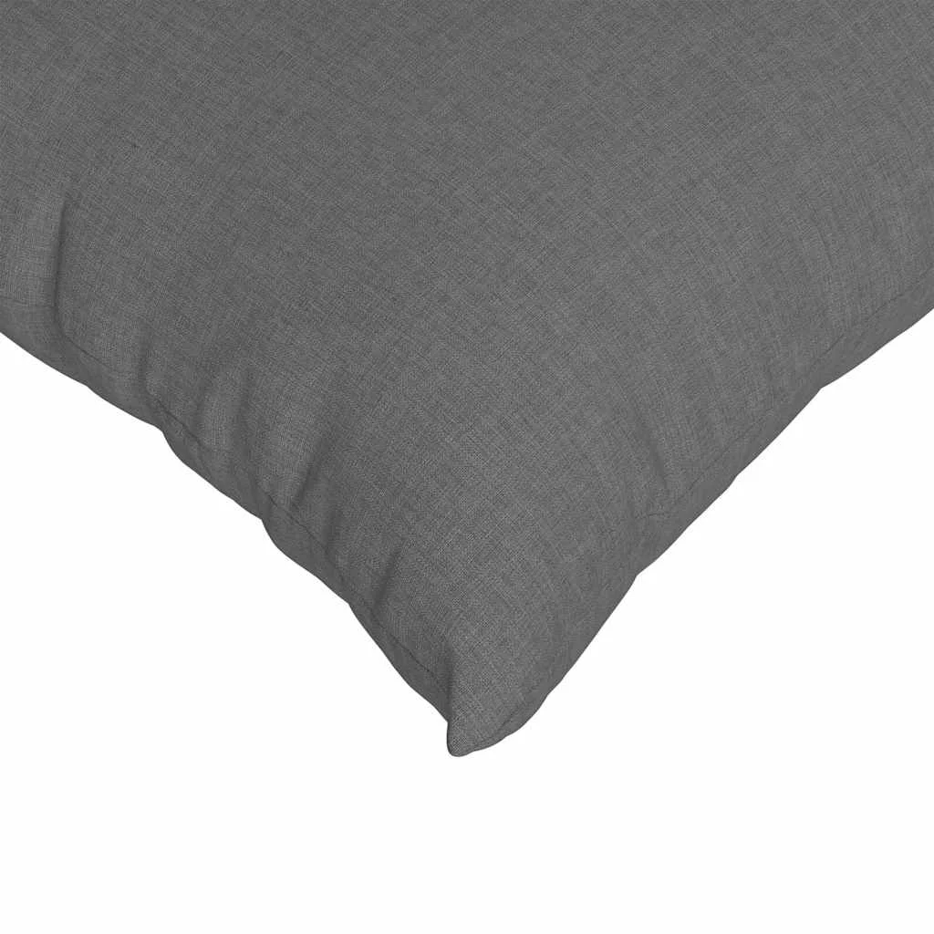 Vankúše na pohovku 2 pcs Tmavo šedá 50 x 50 cm látka