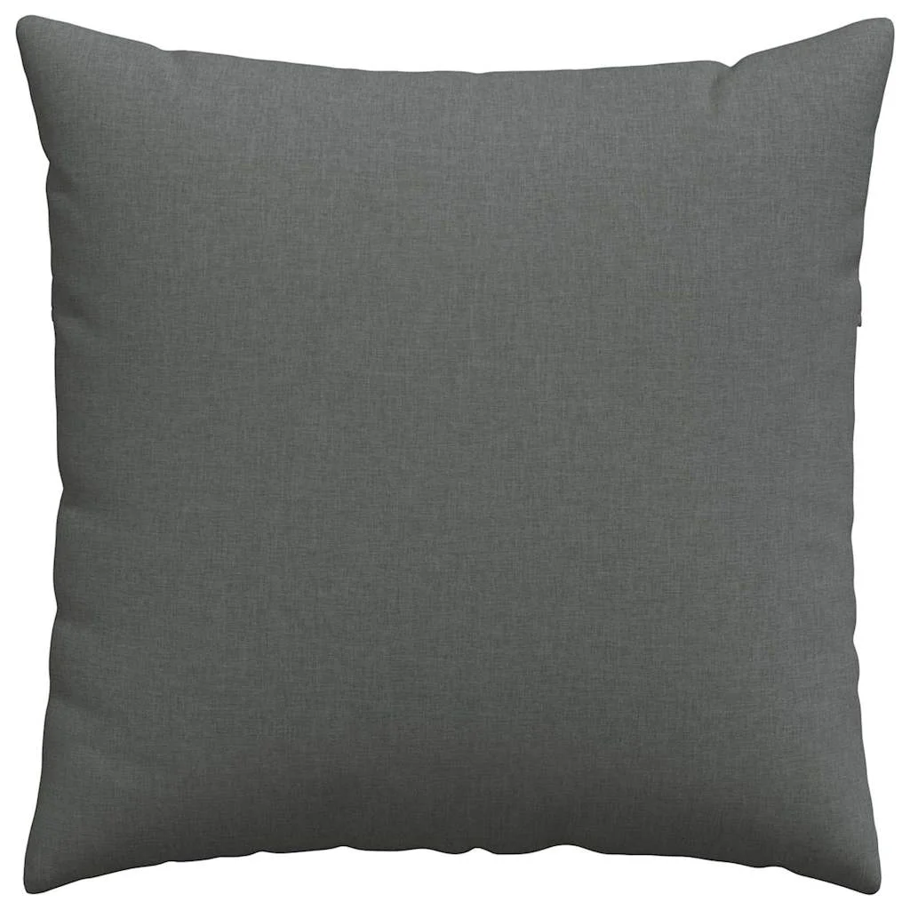 Vankúše na pohovku 2 pcs Tmavo šedá 80 x 80 cm látka