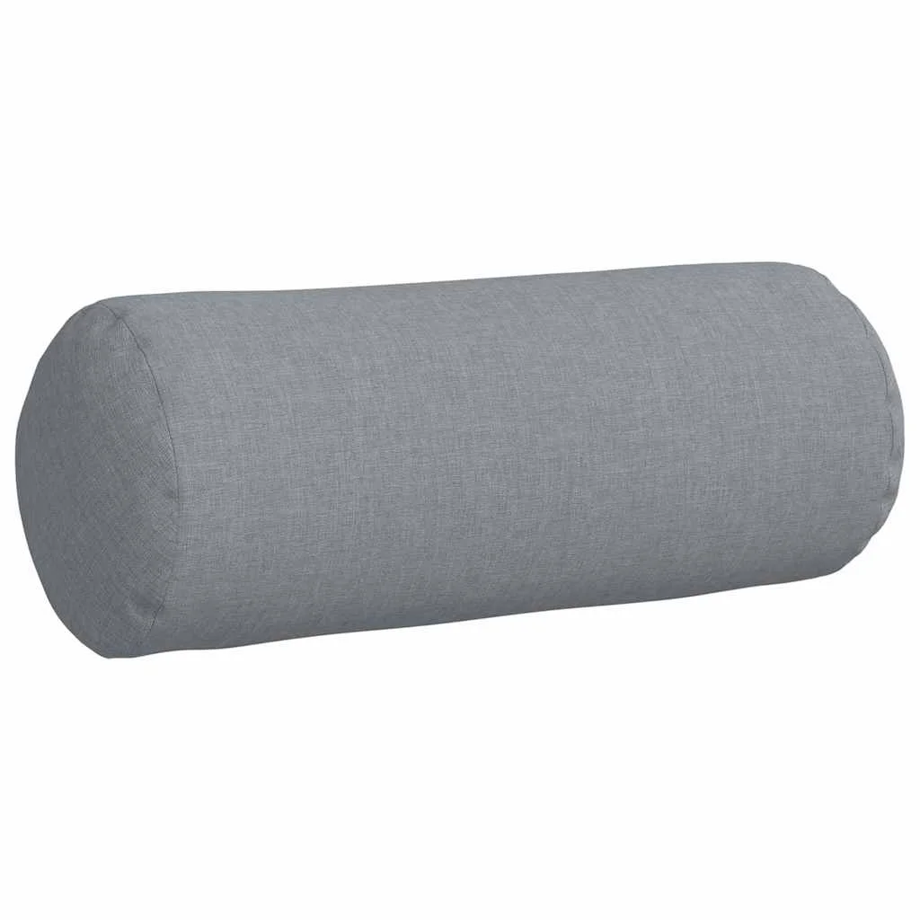 Podložkové vankúše 2 pcs Svetlosivá Ø 15 x 40 cm látka